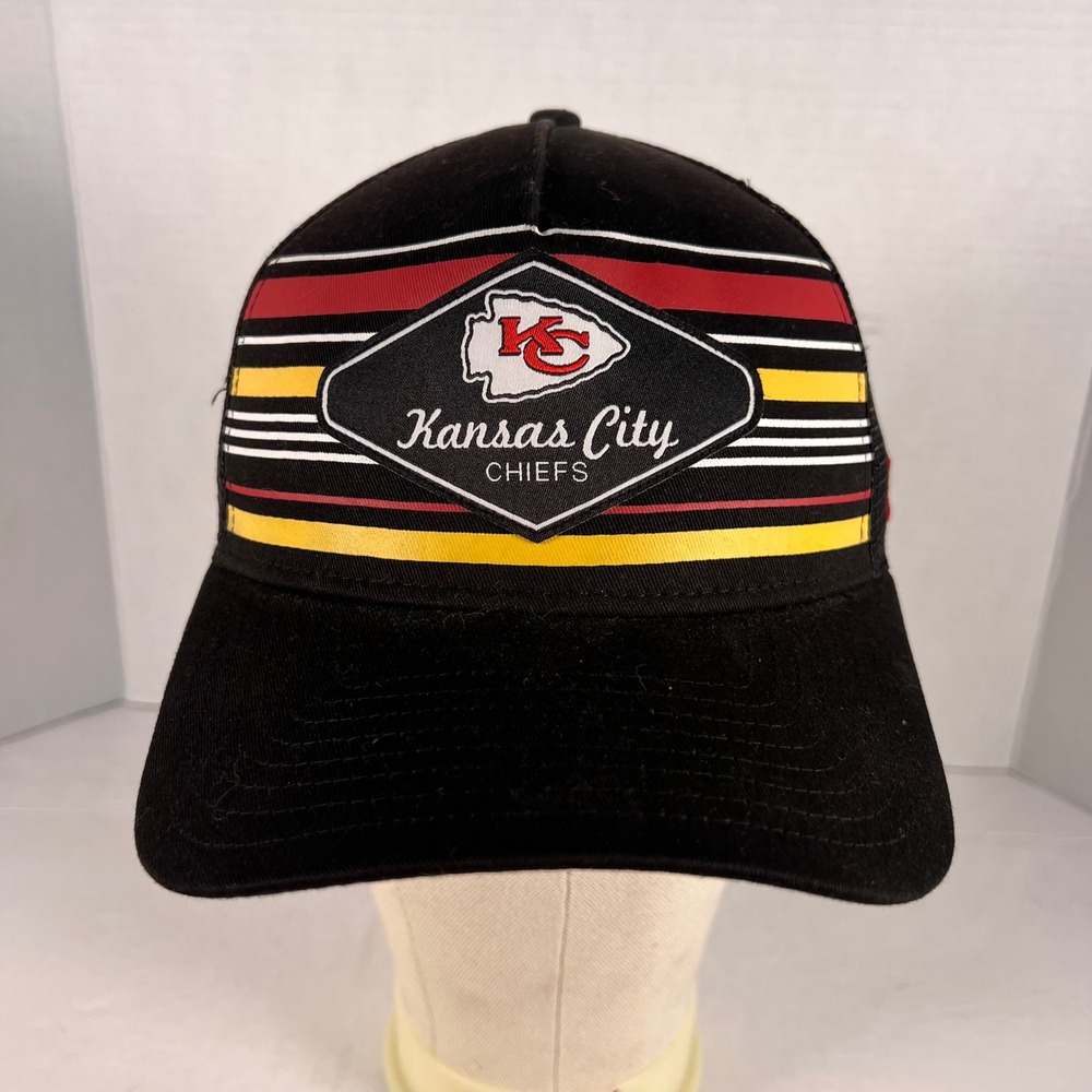 New Era 9FORTY Kansas City Chiefs Trucker Hat Black Red Yellow Snapback